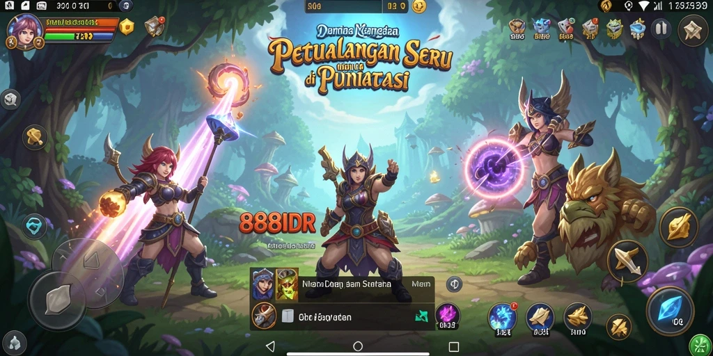 Screenshot 888IDR menampilkan gameplay petualangan yang mengasyikkan.