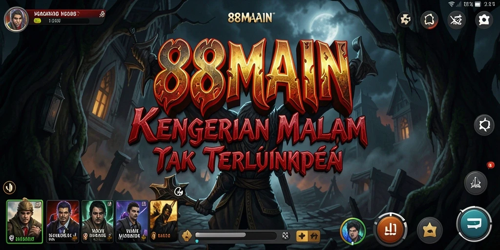 Gameplay <strong>88MAIN</strong> yang menakutkan dengan efek suara yang mencekam.