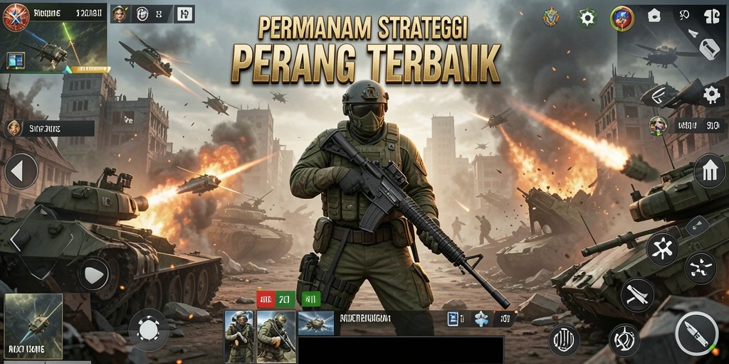 Screenshot dari gameplay <strong>8II</strong> menampilkan pertempuran yang strategis dan intens.