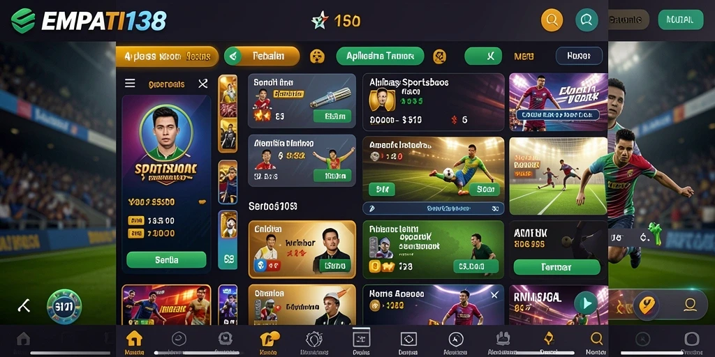 Tampilan menarik dari gameplay Sportsbook di EMPATI138.