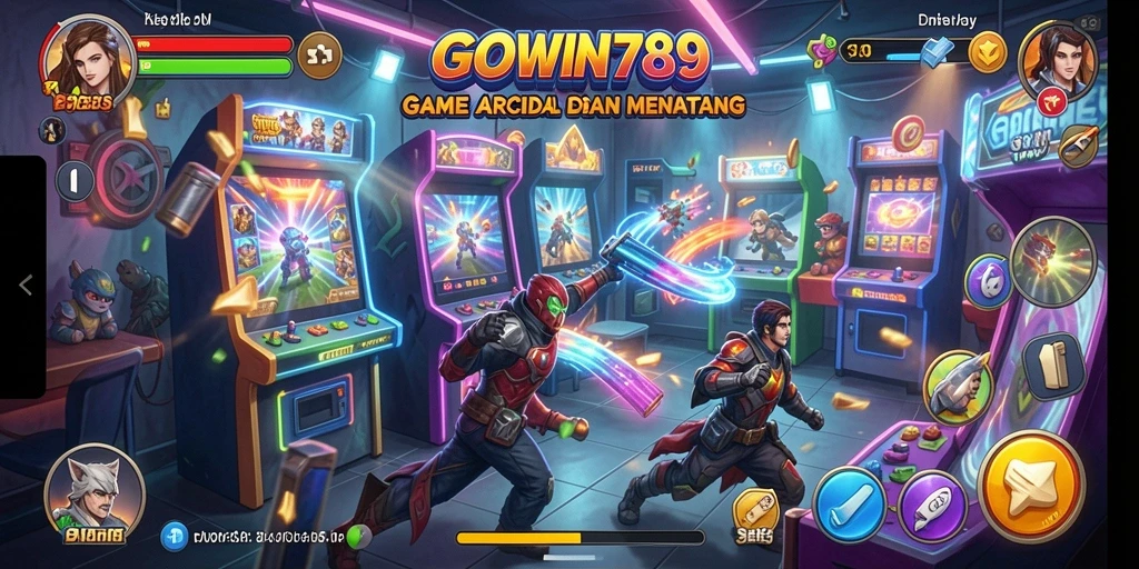 Tampilan gameplay seru dari GOWIN789 yang menantang dan penuh warna.
