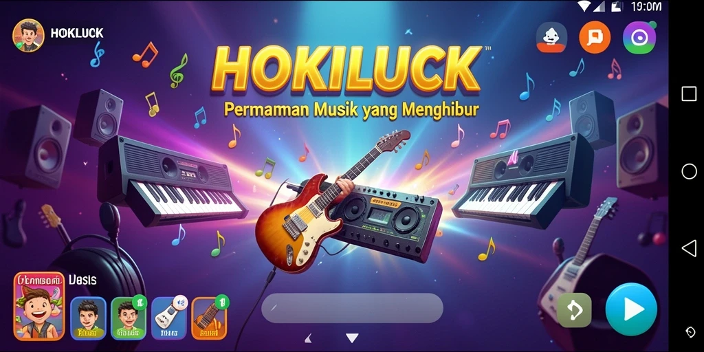 Tampilan gameplay HOKILUCK yang seru dan interaktif.