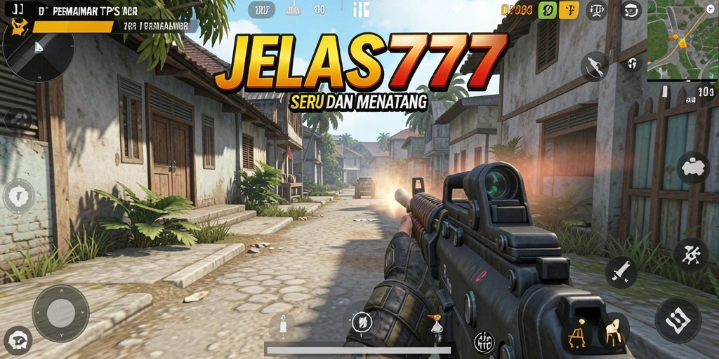 Gameplay menegangkan JELAS777 dengan senjata dan strategi menarik