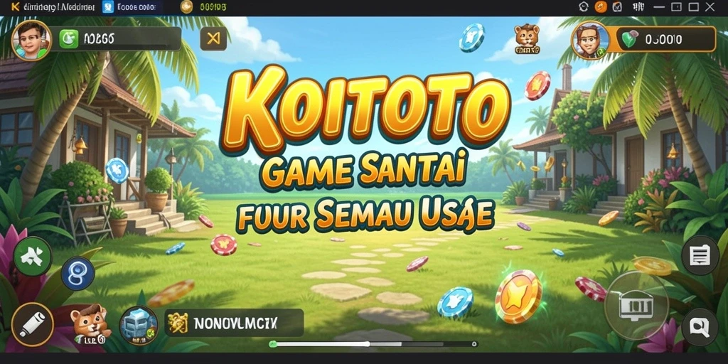 Tampilan gameplay KOITOTO yang menarik dan penuh warna.