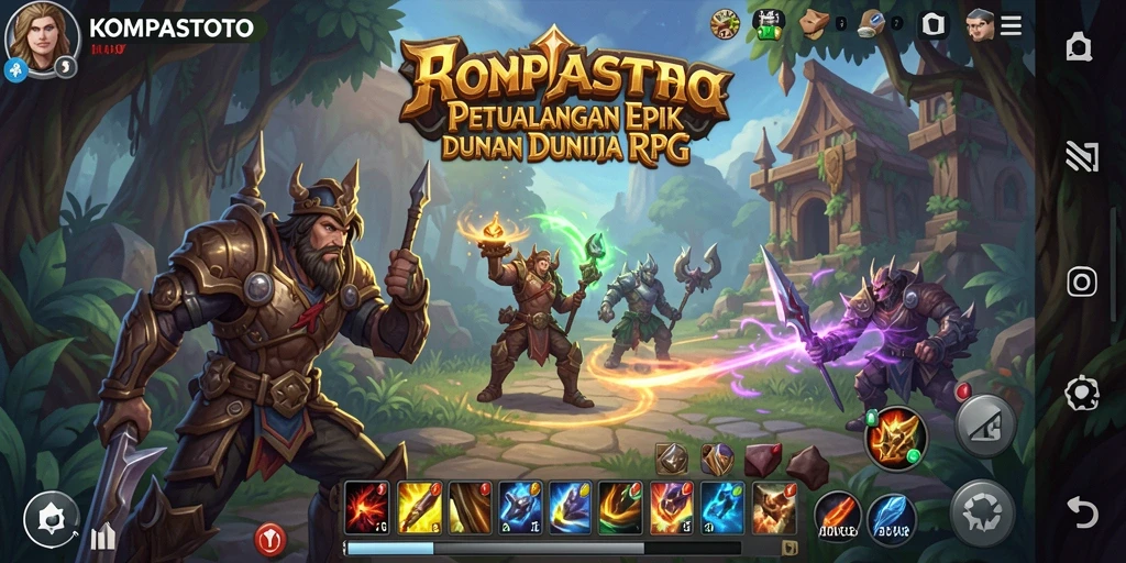 Tampilan menarik dari gameplay RPG KOmpastoto yang menegangkan