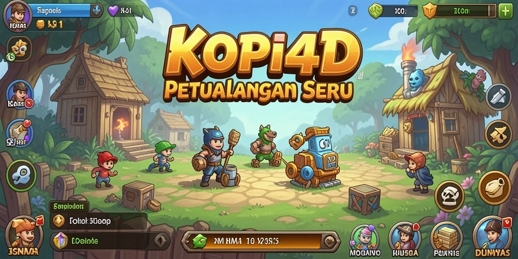 Tampilan gameplay KOPI4D yang menarik dan seru.