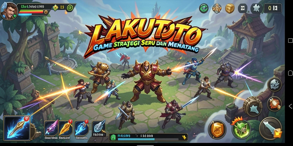Tampilan gameplay seru dan strategi dalam LAKUTOTO.