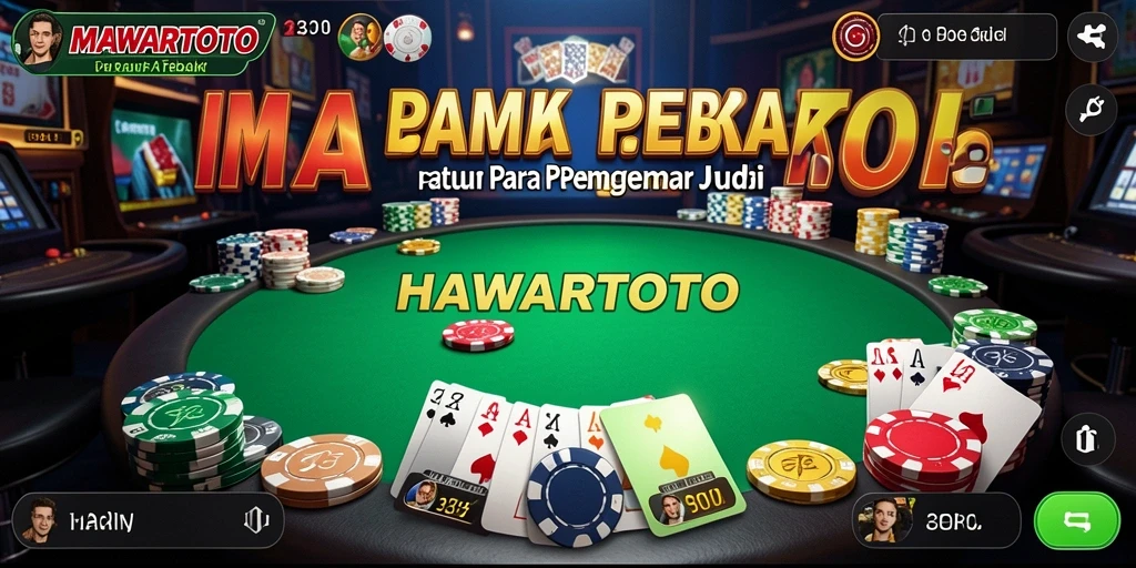 Tampilan gameplay Poker seru di MAWARTOTO yang penuh aksi.