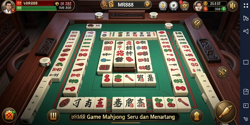 Gameplay seru MR888 dengan desain Mahjong yang menarik.