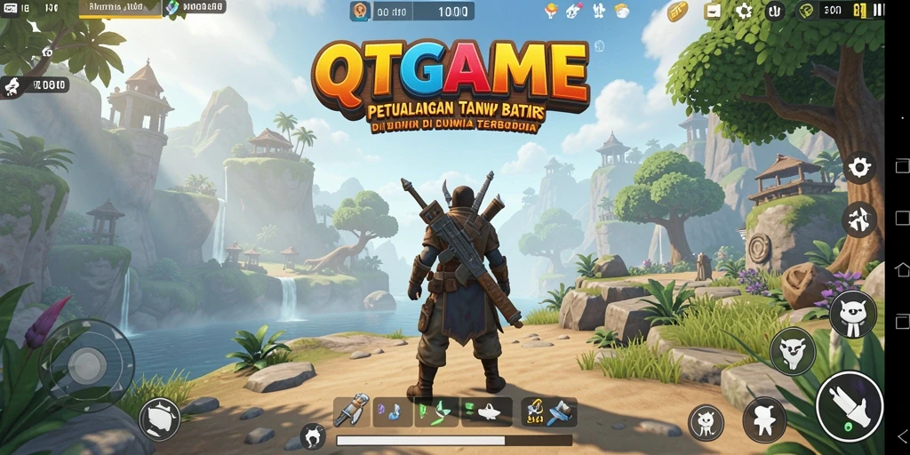 Tampilan menarik dari gameplay Open World QTGAME yang menakjubkan.