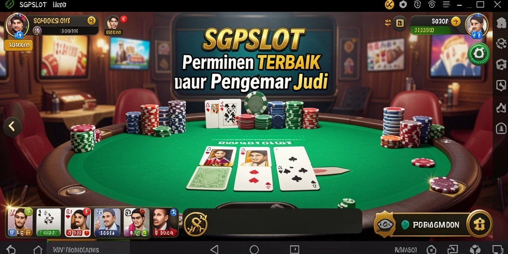 Tampilan menarik dari gameplay Poker di SGPSLOT yang seru dan mendebarkan.