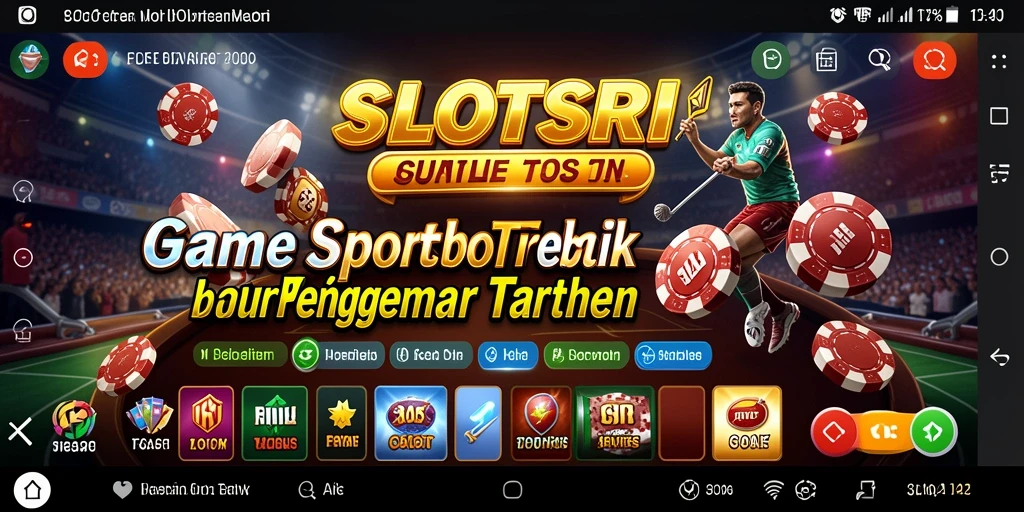 Tampilan menarik dan interaktif dari gameplay SLOTSRI.