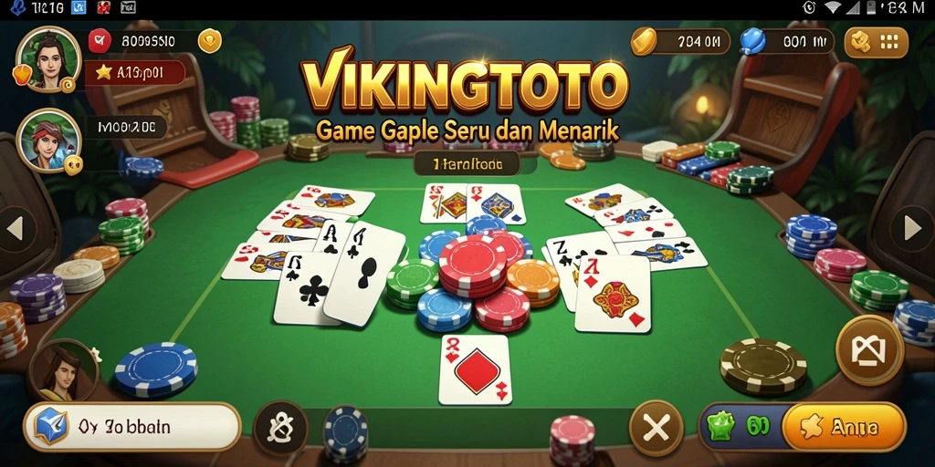 Tampilan gameplay seru di VIKINGTOTO, penuh strategi dan tantangan.